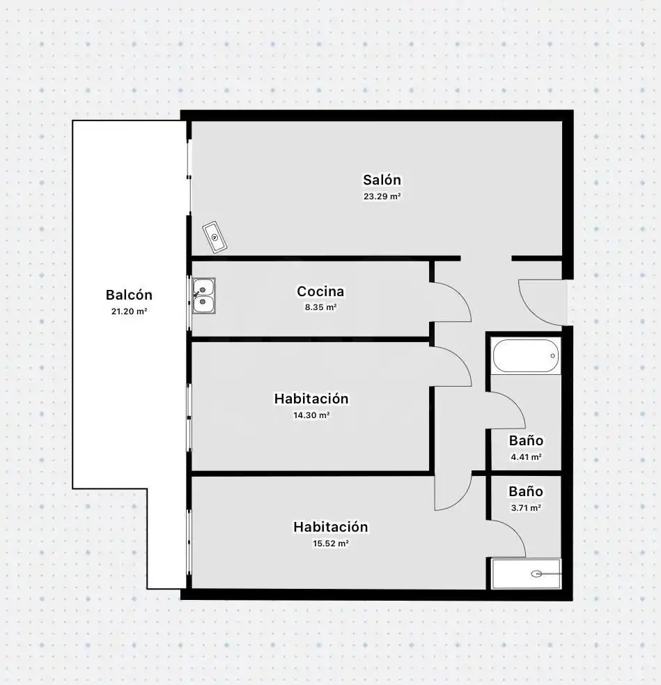 Ático en venta en Alcalá de la Selva con Calefacción y Terraza