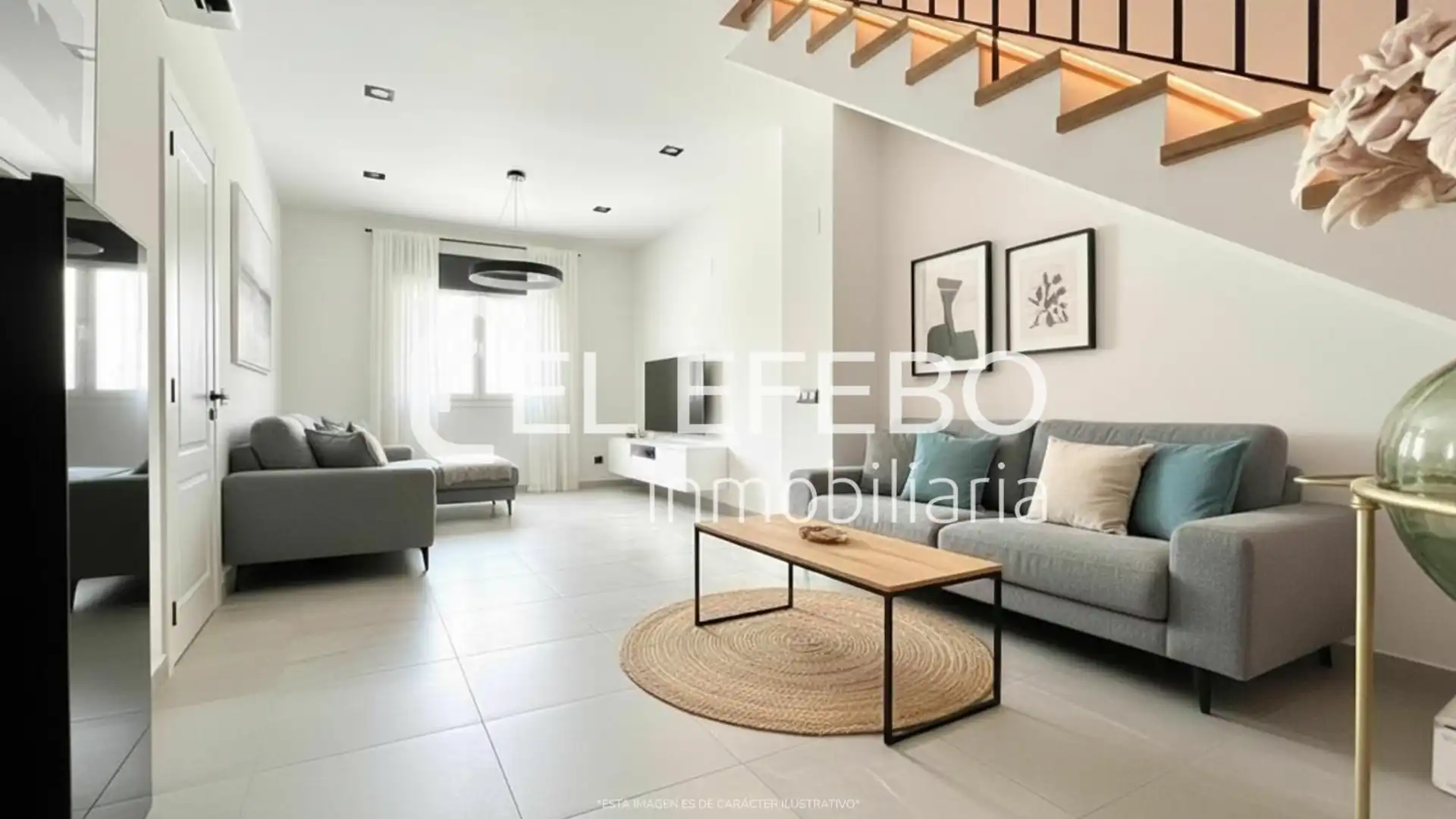 Sala de estar de Casa o chalet en venta en Villanueva del Rosario con Terraza, Trastero y Balcón