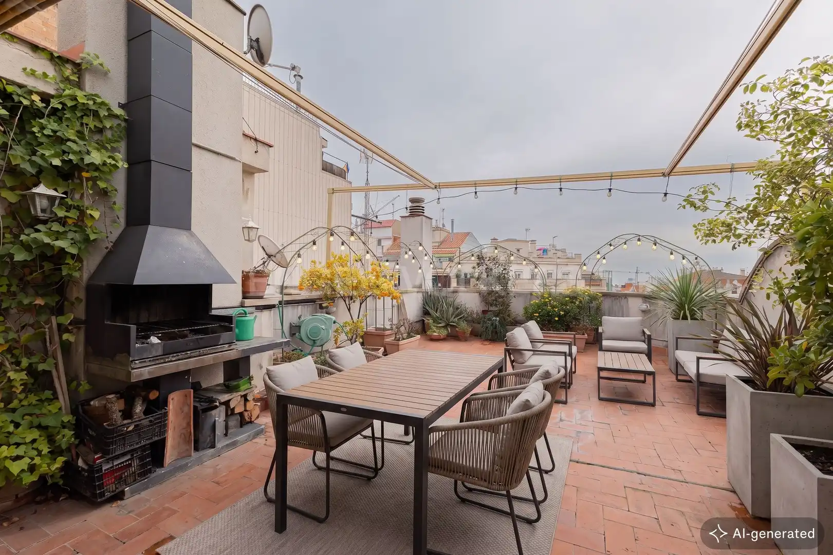 Terraza de Ático en venta en  Barcelona Capital con Aire acondicionado, Calefacción y Terraza