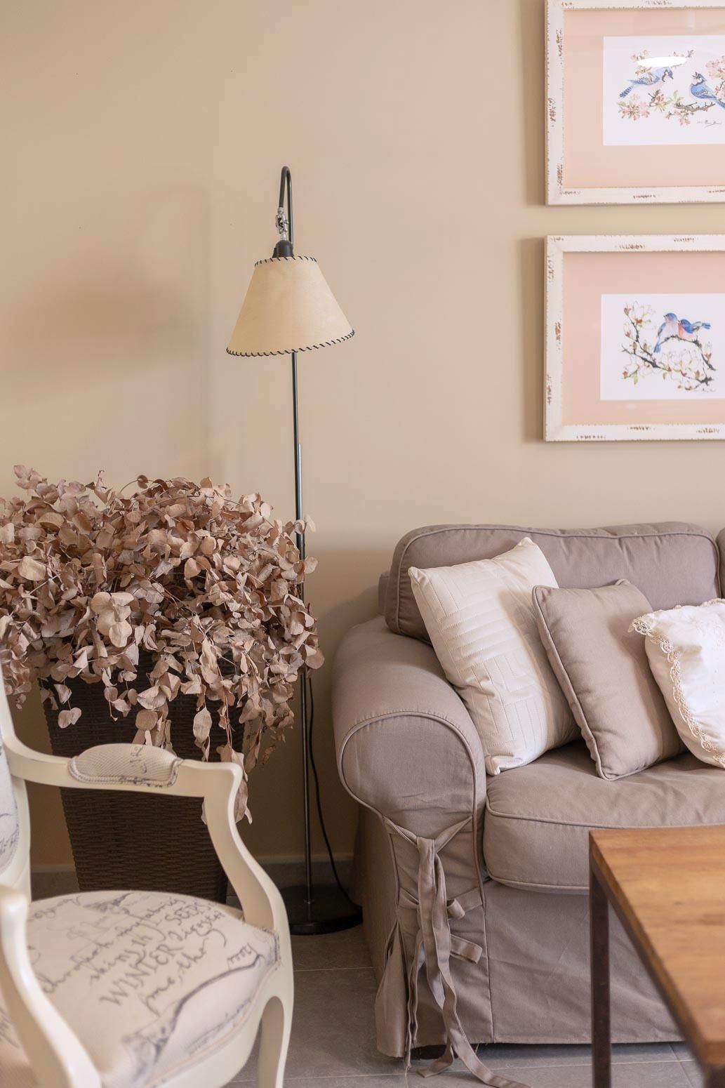 Wohnzimmer von Wohnungen zum Verkauf in Moncofa mit Klimaanlage, Privatgarten und Terrasse