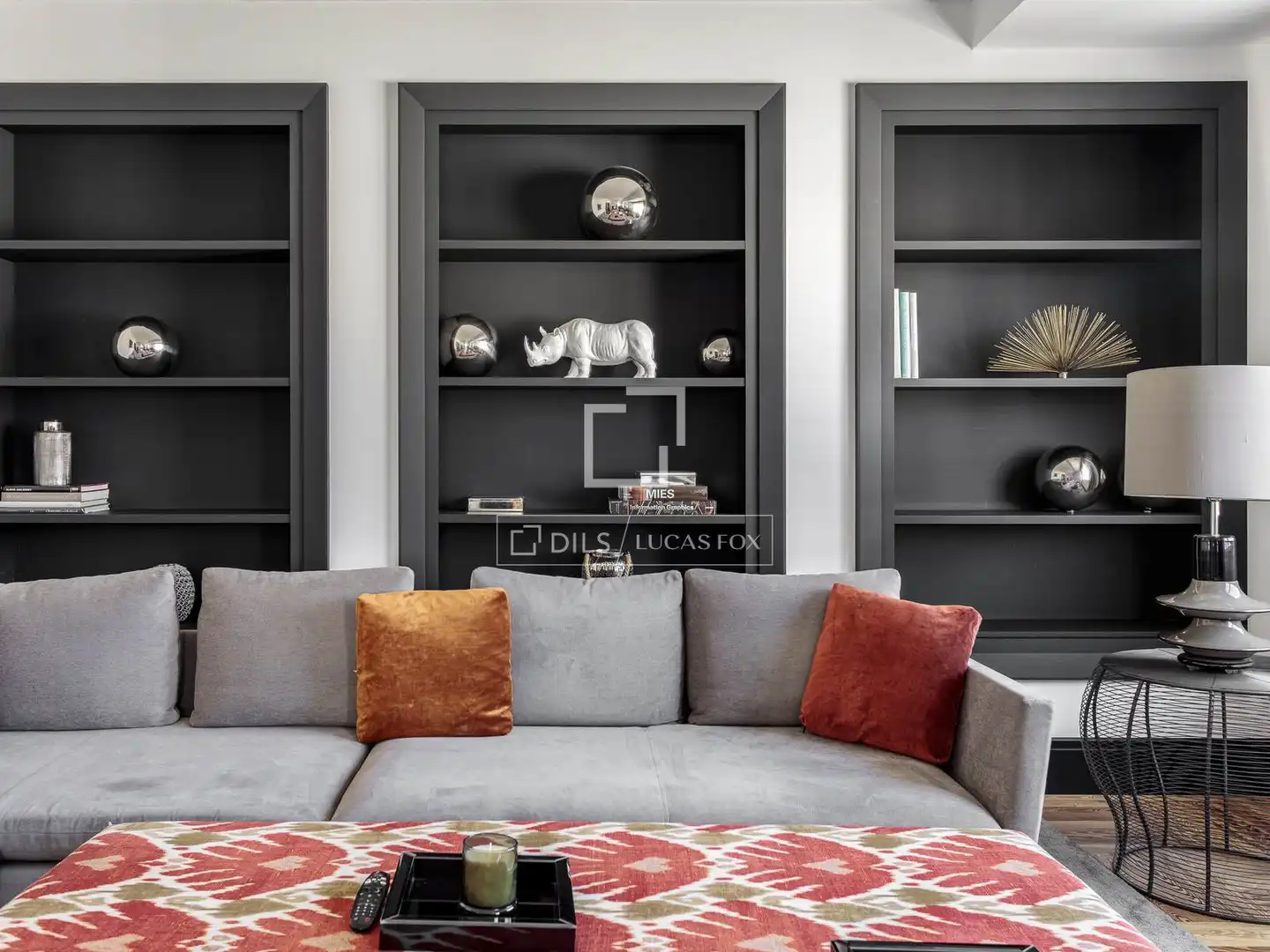 Wohnzimmer von Wohnung zur Miete in Madrid mit Klimaanlage, Heizung und Parkett
