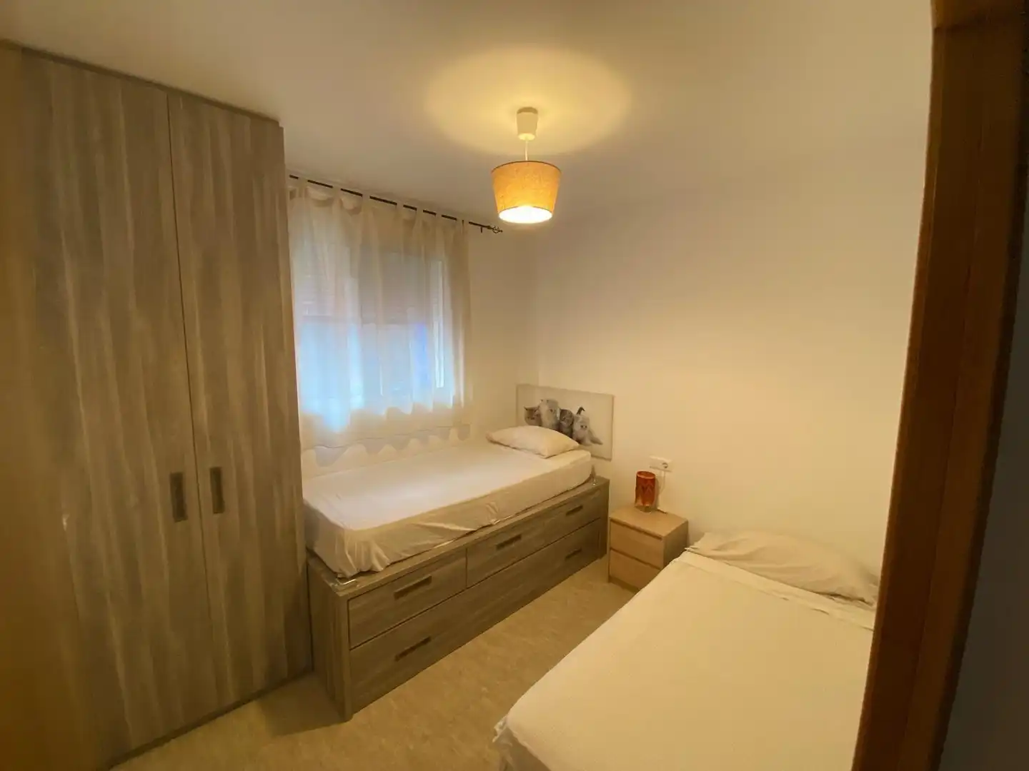 Schlafzimmer von Einfamilien-Reihenhaus zum Verkauf in Alcanar mit Klimaanlage, Privatgarten und Abstellraum