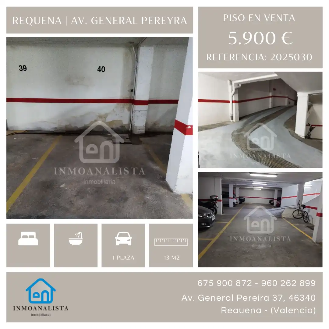 Einzelparkplatz mit Aufzug zum Verkauf in Avenida del General Pereyra