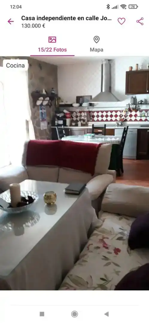 Sala de estar de Casa o chalet en venta en Almendral con Jardín privado, Trastero y Horno