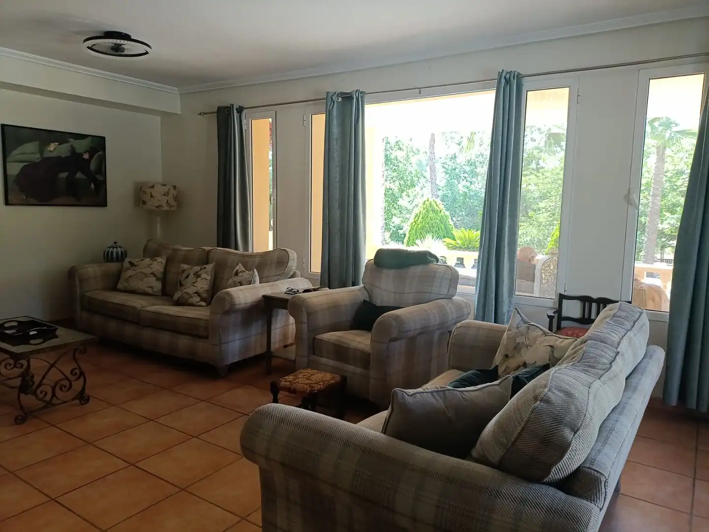 Sala d'estar de Casa o xalet en venda en Totana amb Aire condicionat, Jardí privat i Terrassa