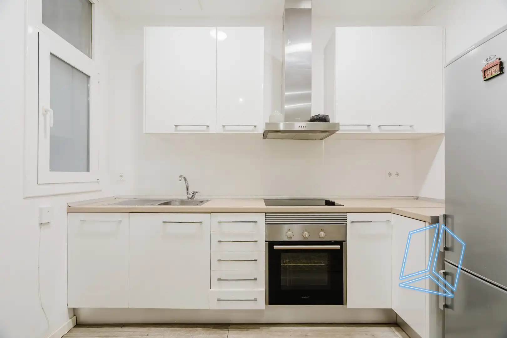 Cocina de Piso en venta en Barcelona con Balcón