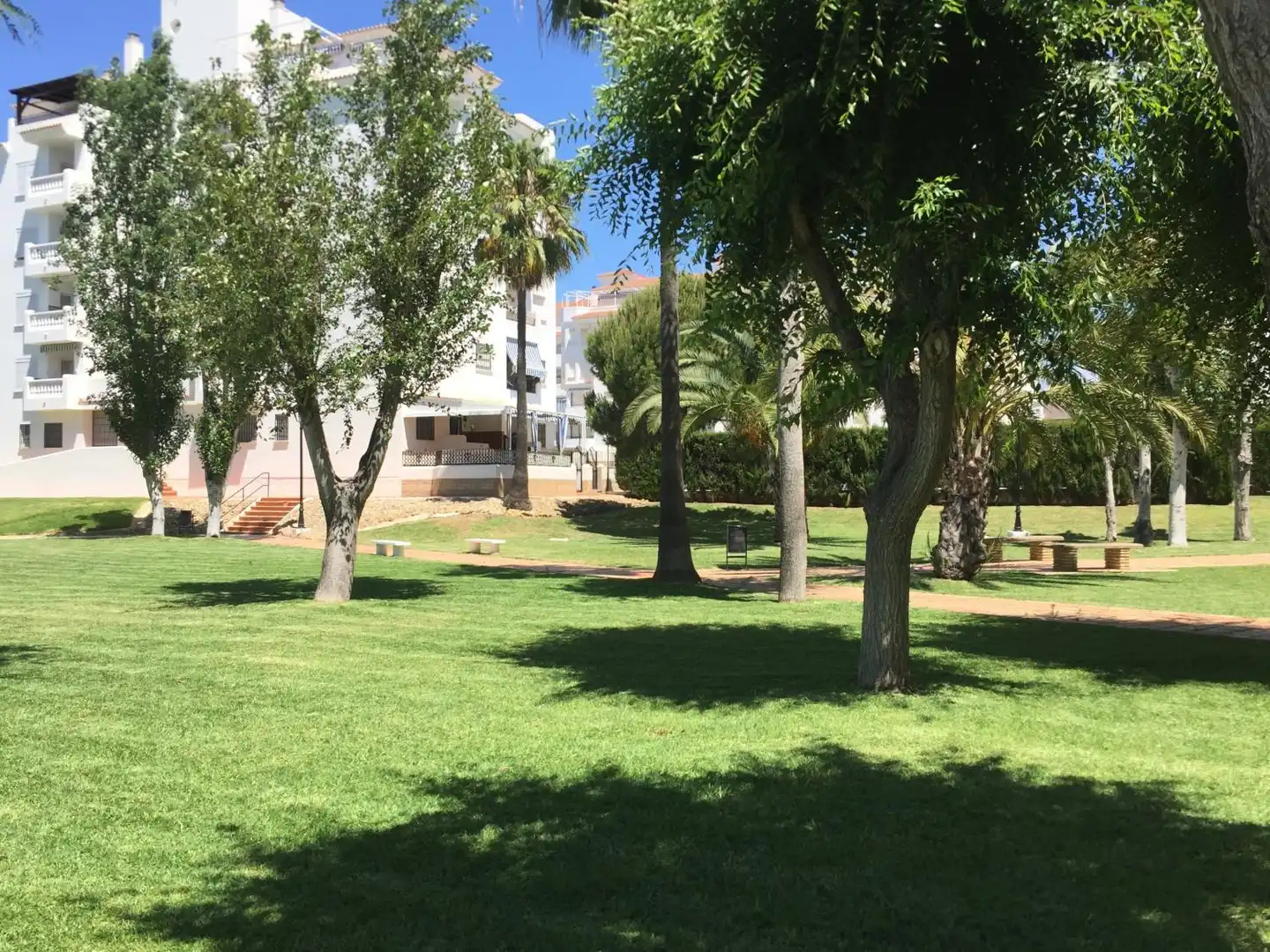 Jardín de Piso de alquiler en El Portil con Jardín privado, Terraza y Piscina