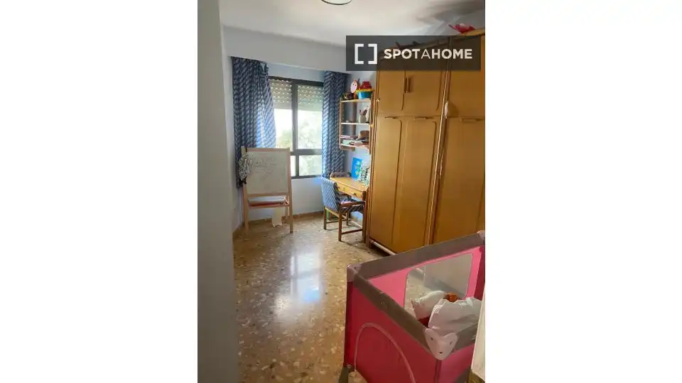Bedroom of Flat for rent in Sueca  with Air Conditioner, Heating and Furnished