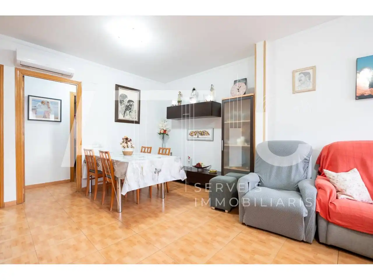 Wohnzimmer von Maisonette zum Verkauf in Sabadell mit Klimaanlage, Heizung und Terrasse