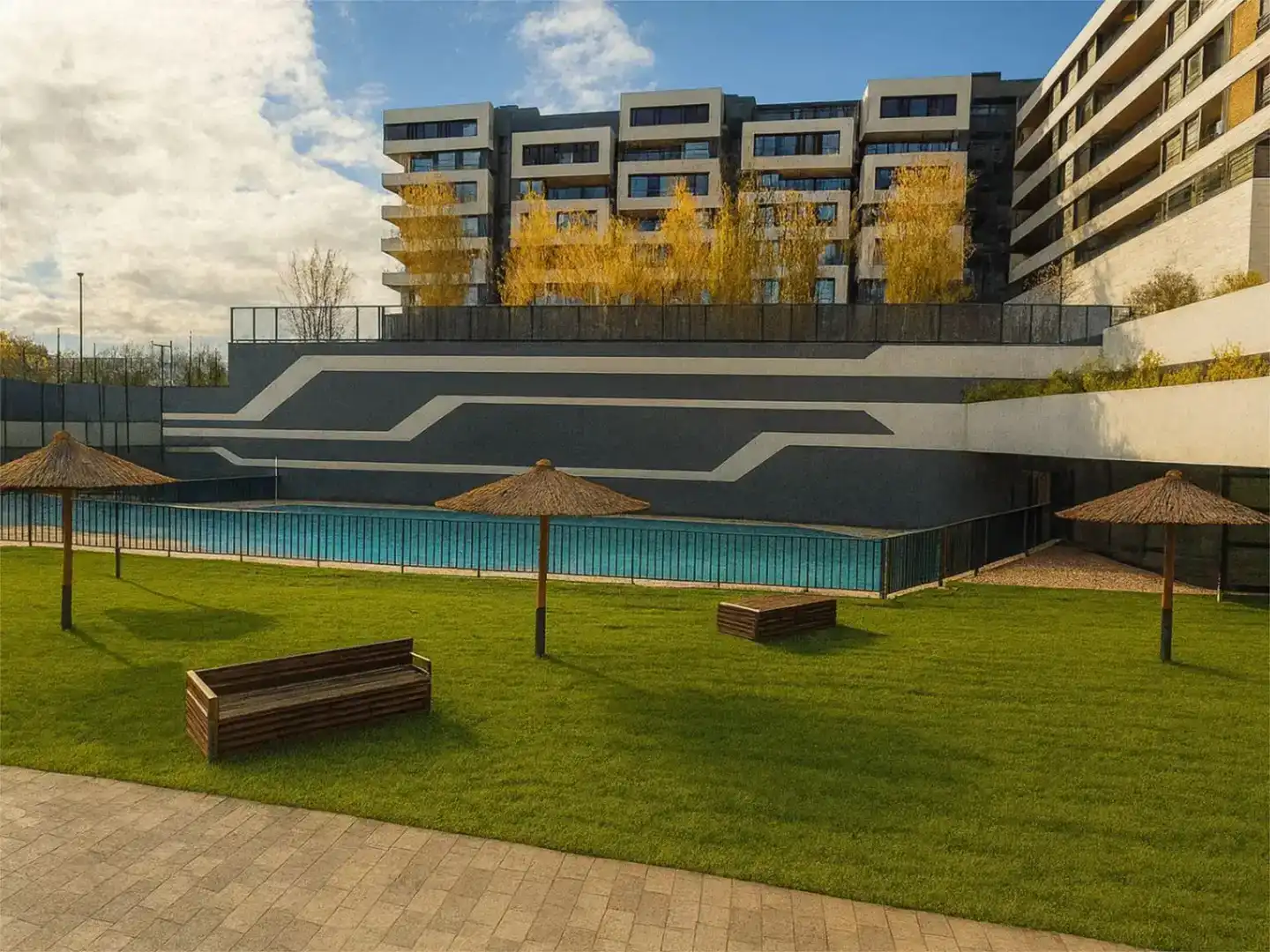 Piscina de Pis en venda en  Madrid Capital amb Aire condicionat i Piscina