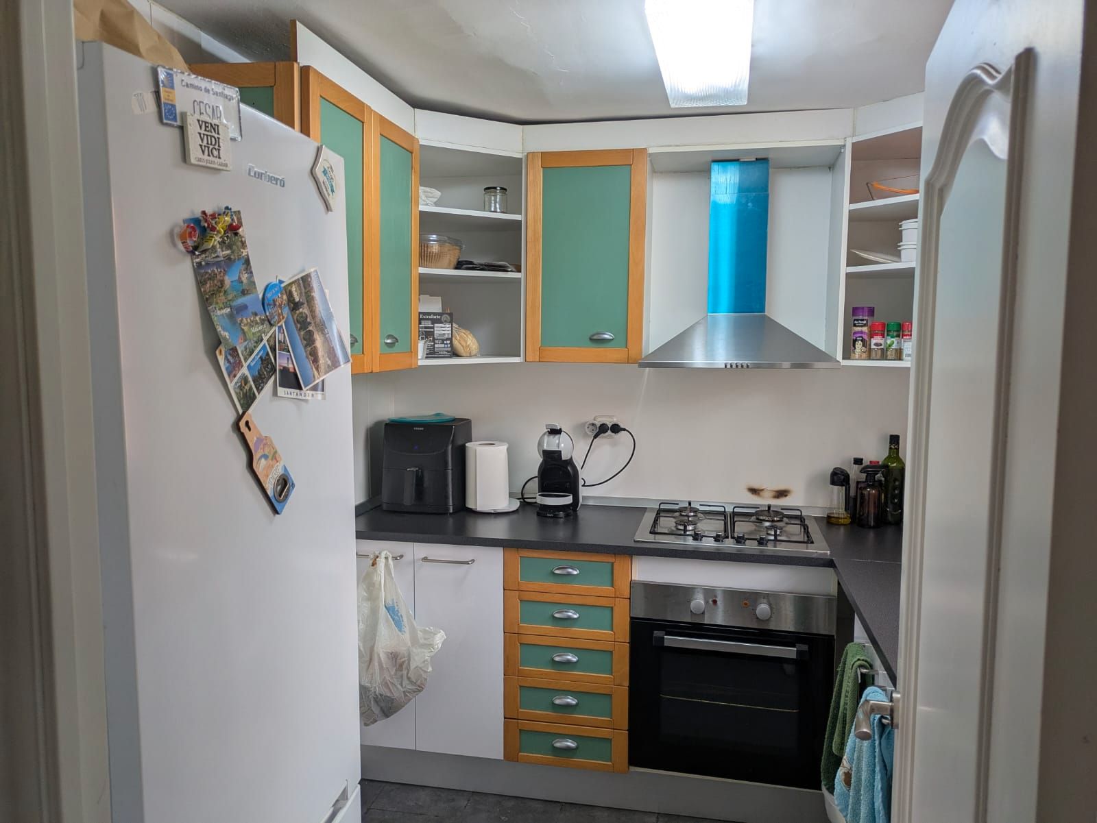 Kitchen of House or chalet for sale in  Barcelona Capital  with Air Conditioner, Heating and Parquet flooring
