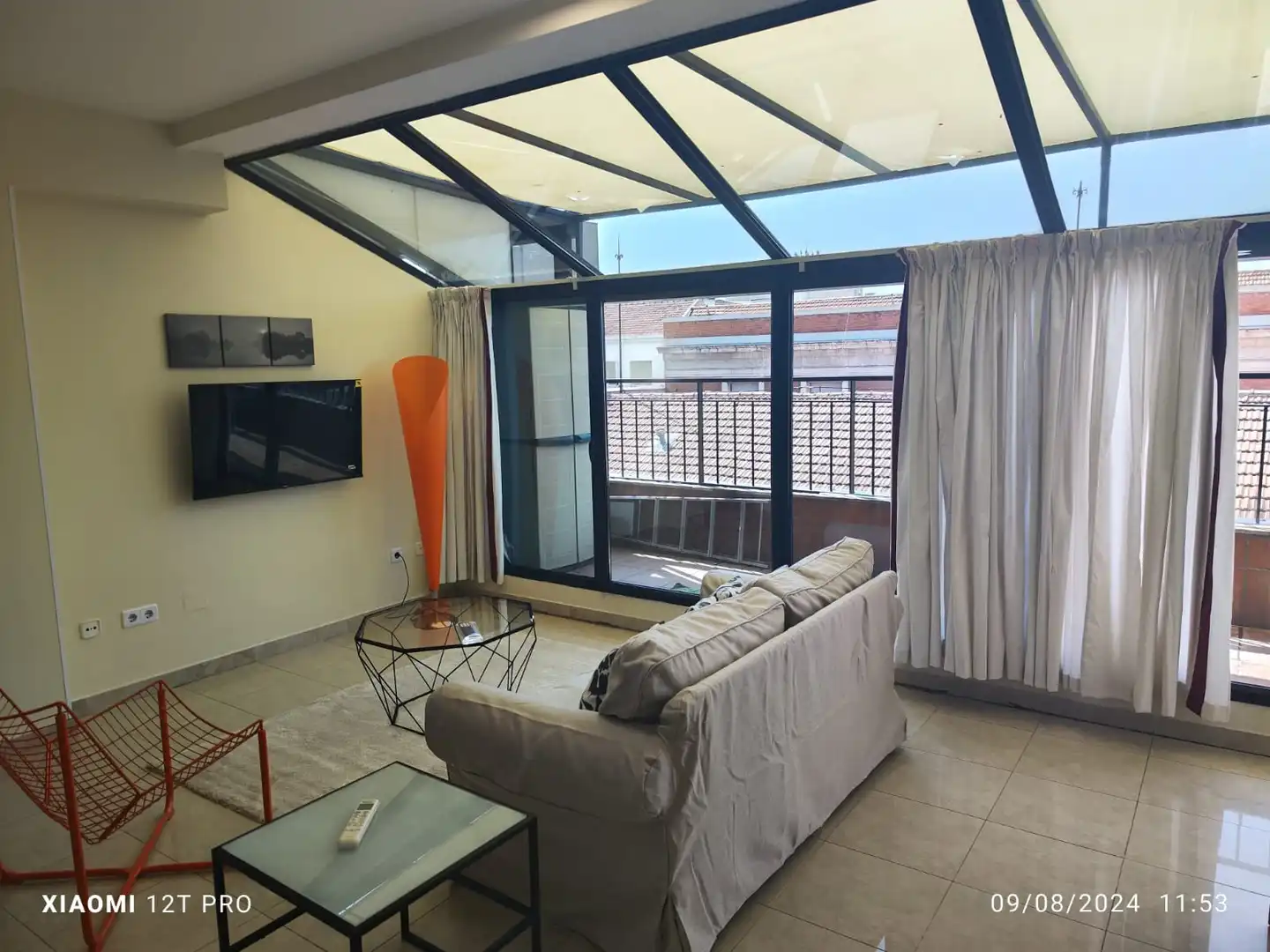 Sala de estar de Ático en venta en Madrid con Aire acondicionado, Calefacción y Terraza