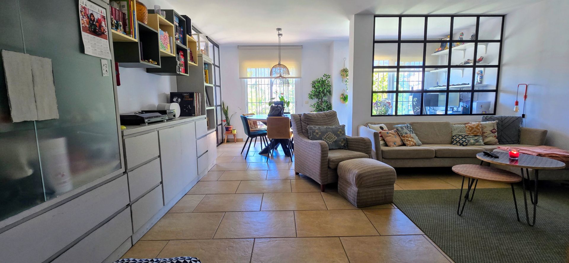 Living room of Apartment for sale in Estepona  with Air Conditioner, Heating and Private garden