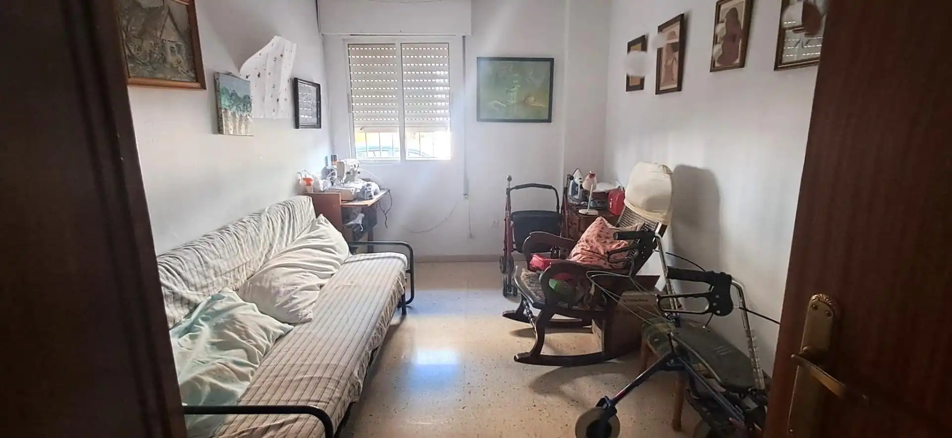 Bedroom of Flat for sale in Utrera  with Air Conditioner