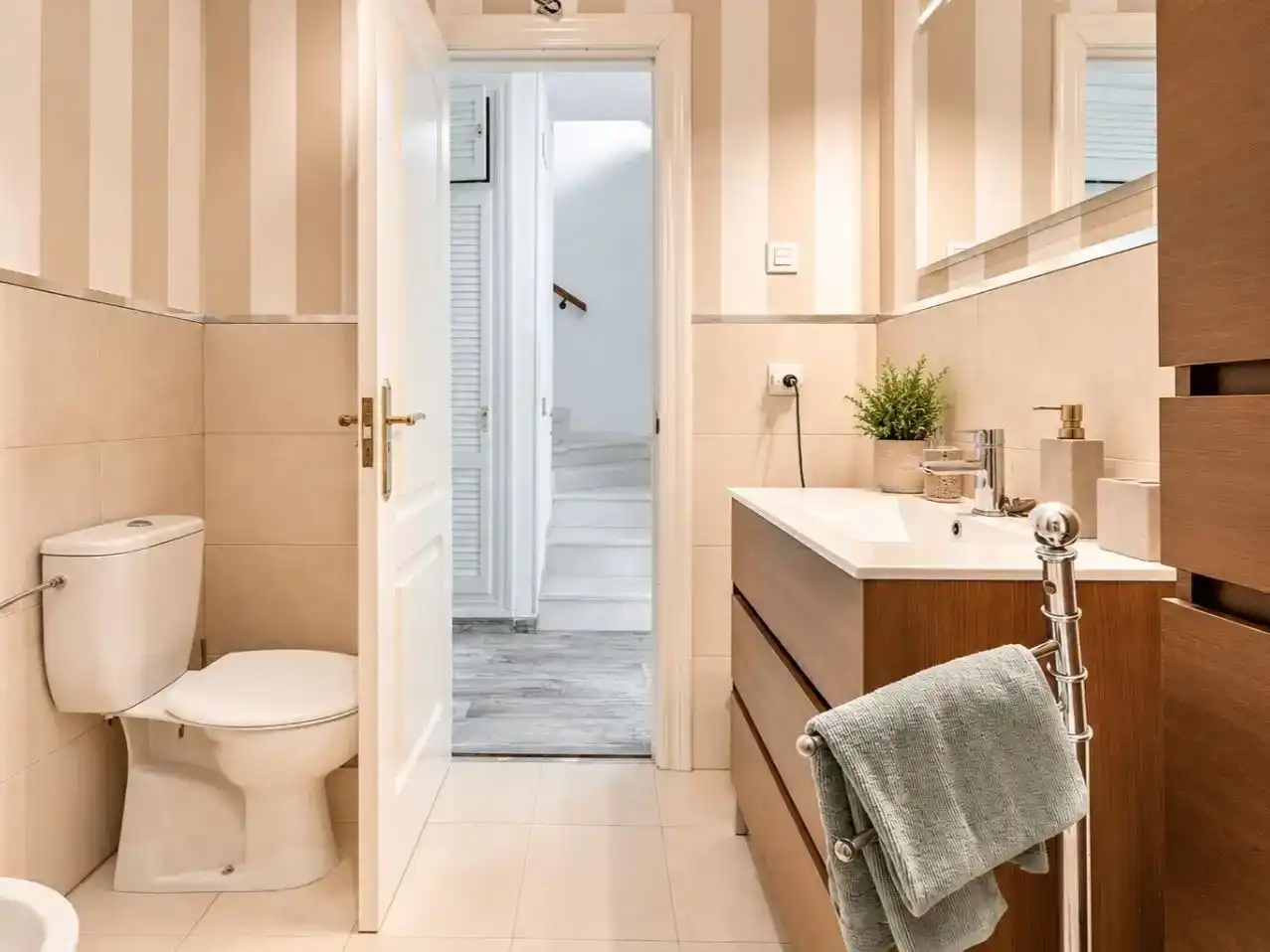 Baño de Casa adosada en venta en Estepona con Aire acondicionado