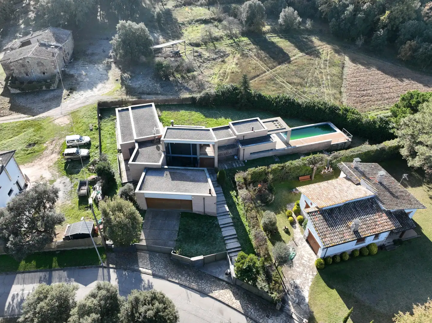 Vista exterior de Casa o xalet en venda en Seva amb Calefacció, Terrassa i Traster
