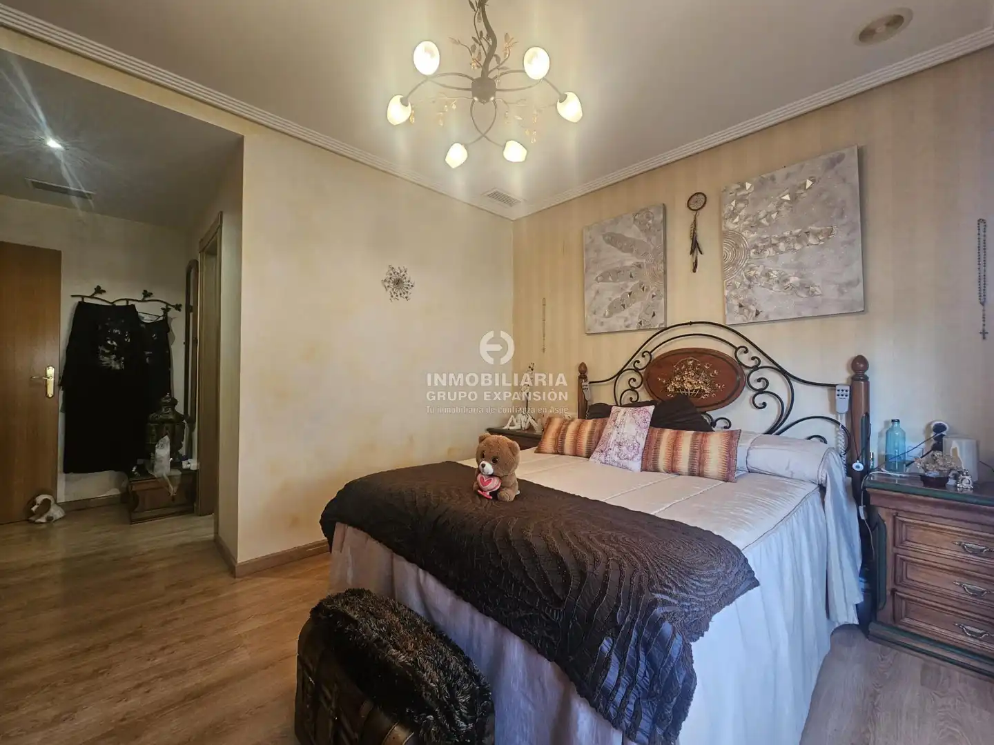 Schlafzimmer von Wohnung zum Verkauf in Aspe mit Klimaanlage, Heizung und Privatgarten