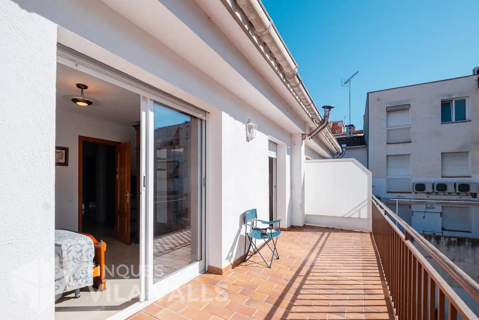Terrassa de Casa adosada en venda en Caldes de Montbui amb Aire condicionat, Calefacció i Jardí privat