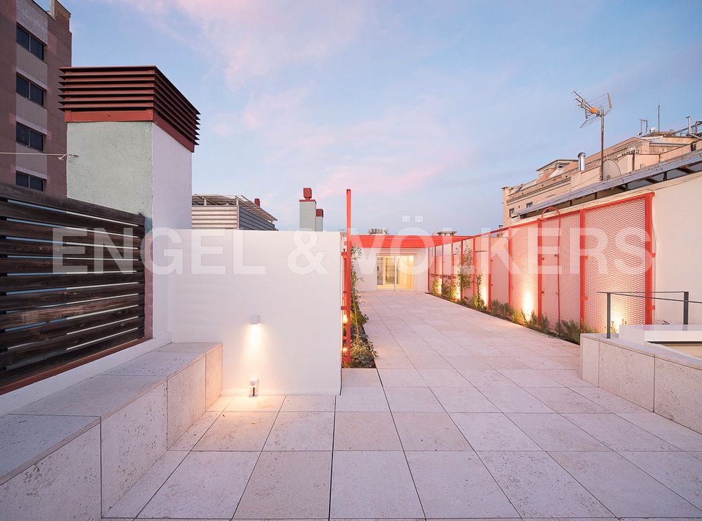 Terrassa de Àtic en venda en  Barcelona Capital amb Aire condicionat, Calefacció i Parquet