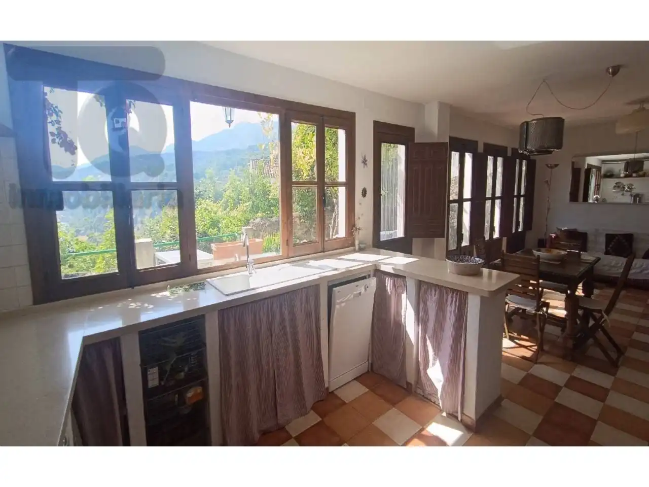 Cocina de Finca rústica en venta en Albuñuelas con Jardín privado y Terraza