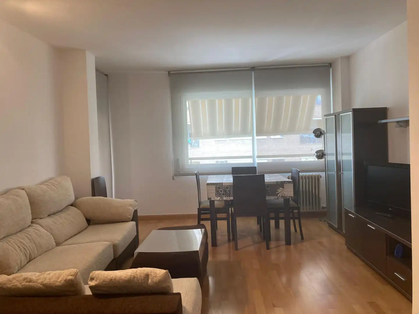 Sala de estar de Piso de alquiler en Mollet del Vallès con Calefacción, Parquet y Amueblado