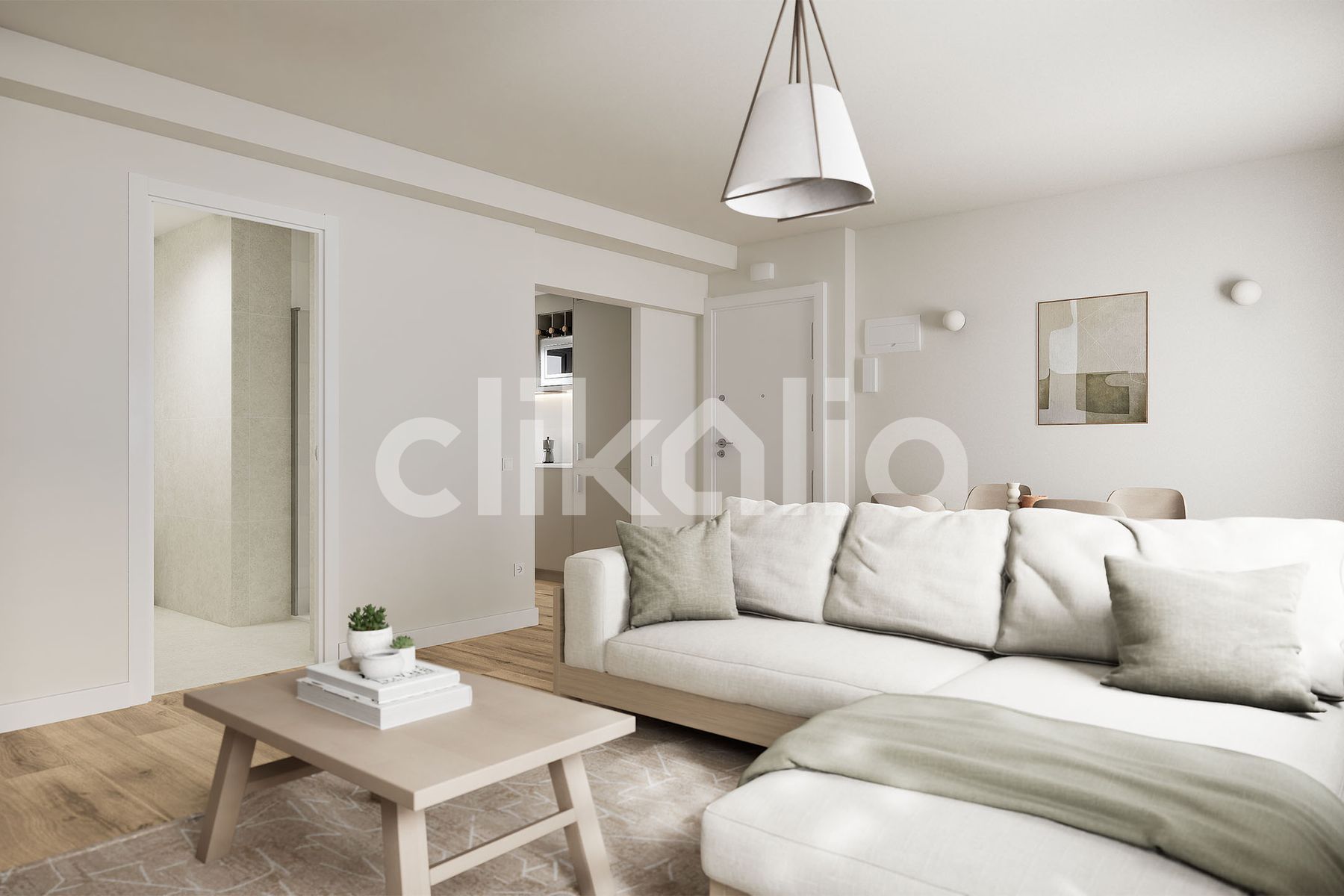 Living room of Flat for sale in  Madrid Capital  with Air Conditioner, Heating and Storage room