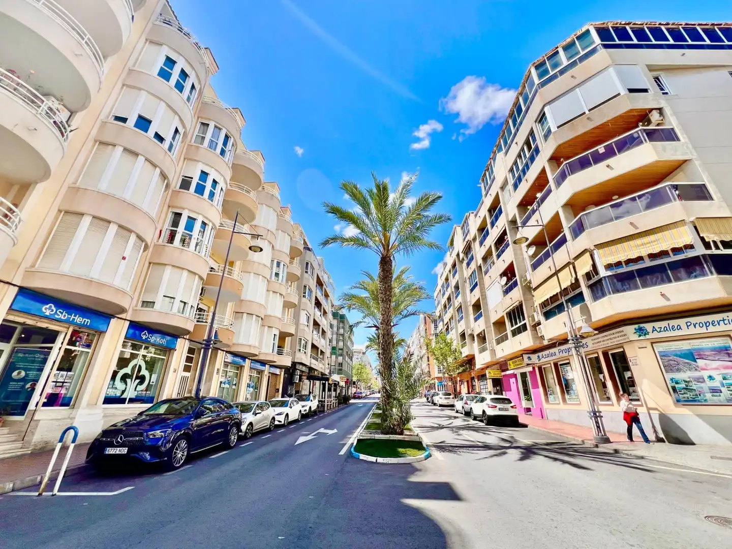 Außenansicht von Wohnungen zum Verkauf in Torrevieja mit Klimaanlage, Heizung und Möbliert
