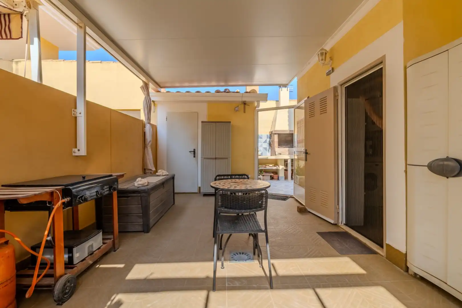 Terrassa de Casa adosada en venda en Mazarrón amb Aire condicionat, Jardí privat i Terrassa