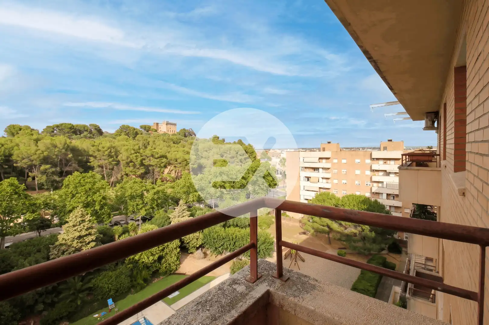 Balcony of Flat for sale in Castelldefels  with Heating, Parquet flooring and Terrace