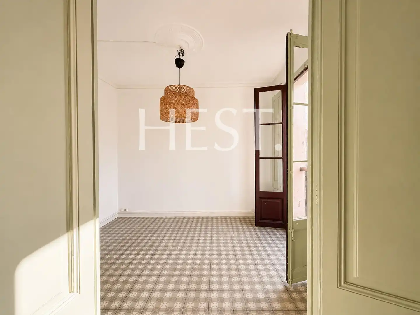 Sala de estar de Piso en venta en Barcelona con Balcón