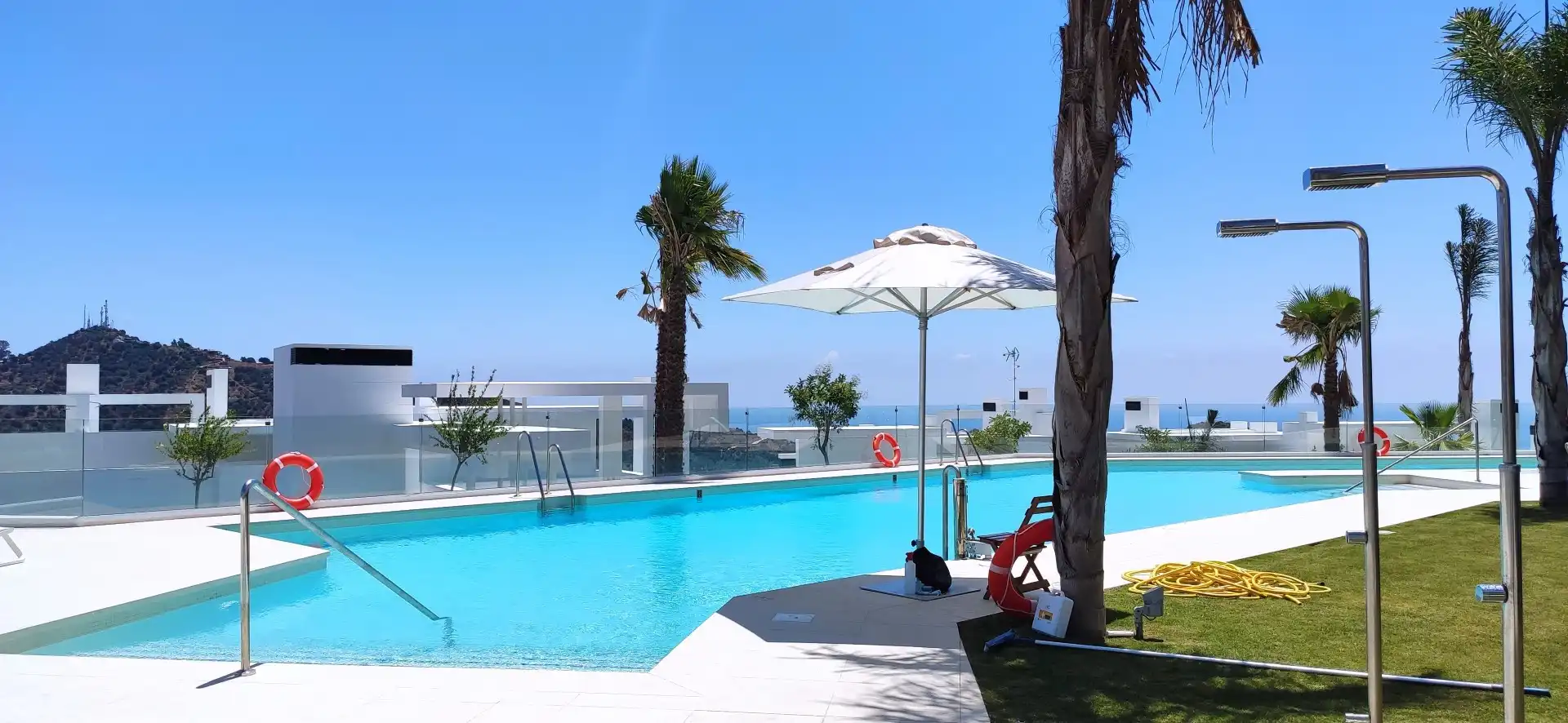 Piscina de Casa o xalet en venda en Ojén amb Aire condicionat, Jardí privat i Piscina