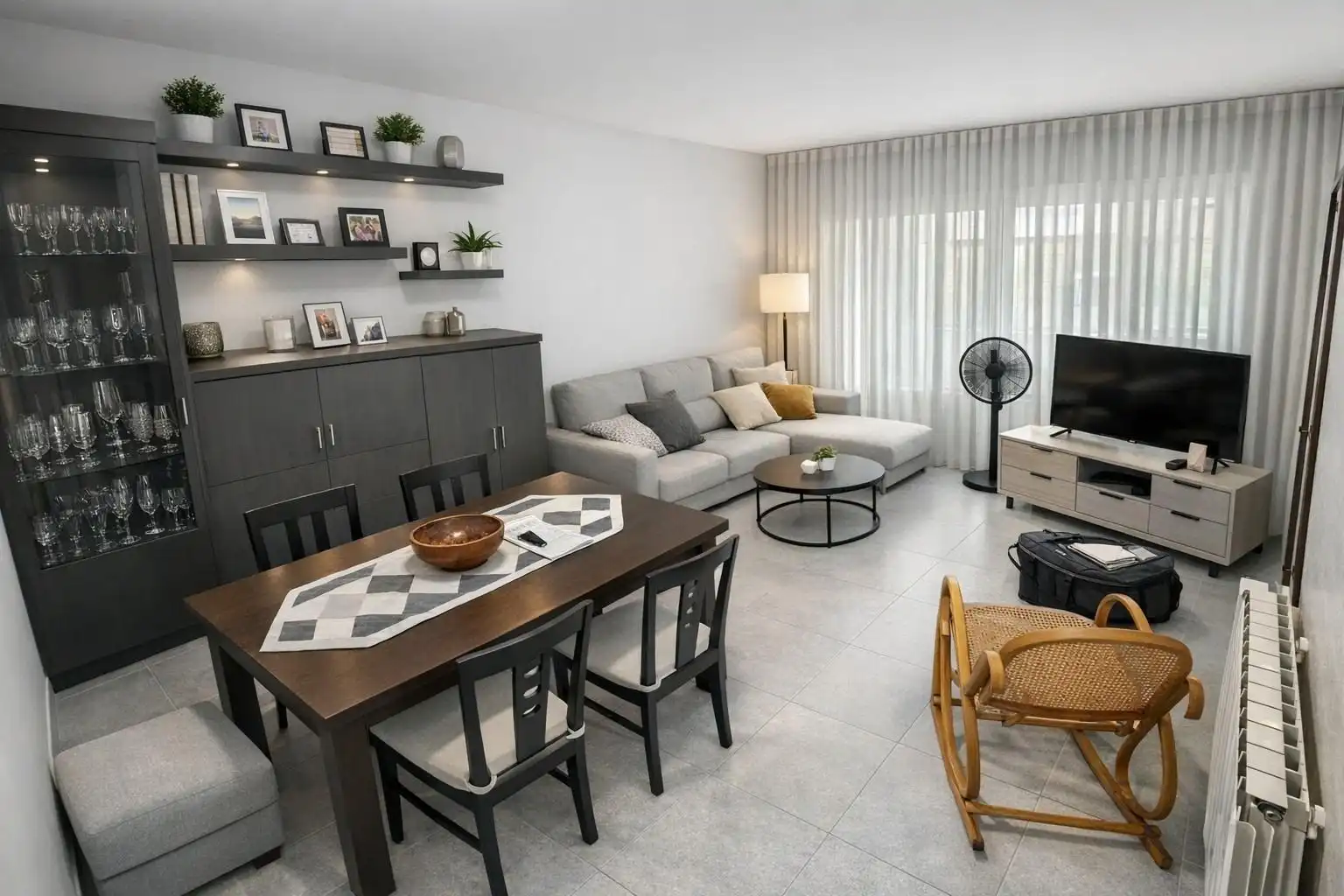 Living room of Flat for sale in Manresa  with Heating, Storage room and Balcony
