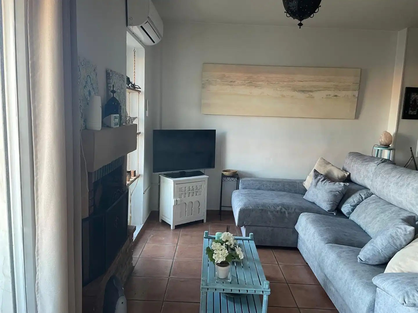 Sala de estar de Casa adosada de alquiler en Algeciras con Amueblado
