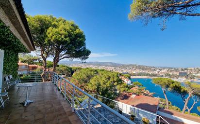 Terrassa de Casa o xalet en venda en Sant Feliu de Guíxols amb Jardí privat, Terrassa i Piscina