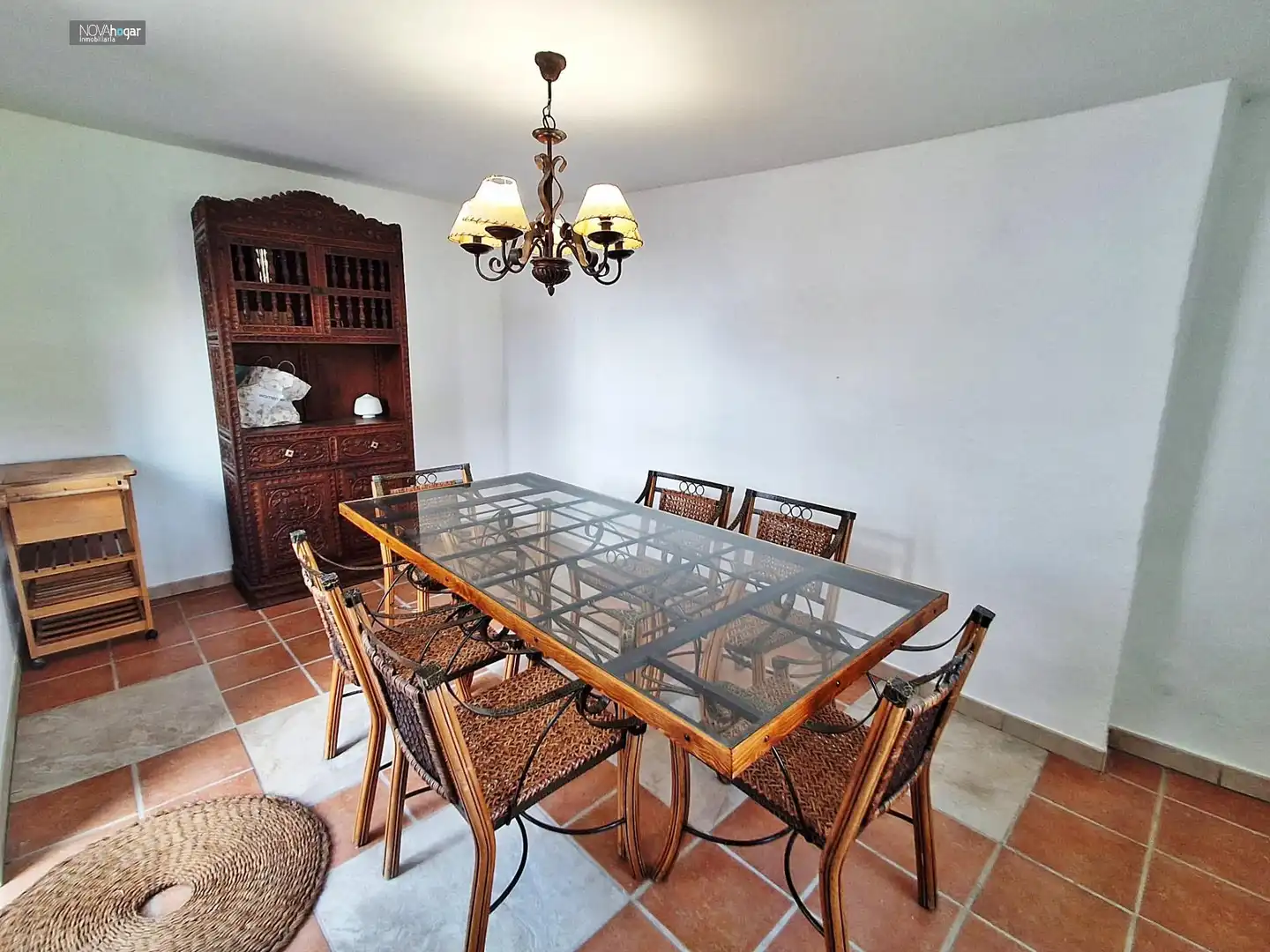 Comedor de Piso de alquiler en Málaga con Aire acondicionado, Calefacción y Jardín privado