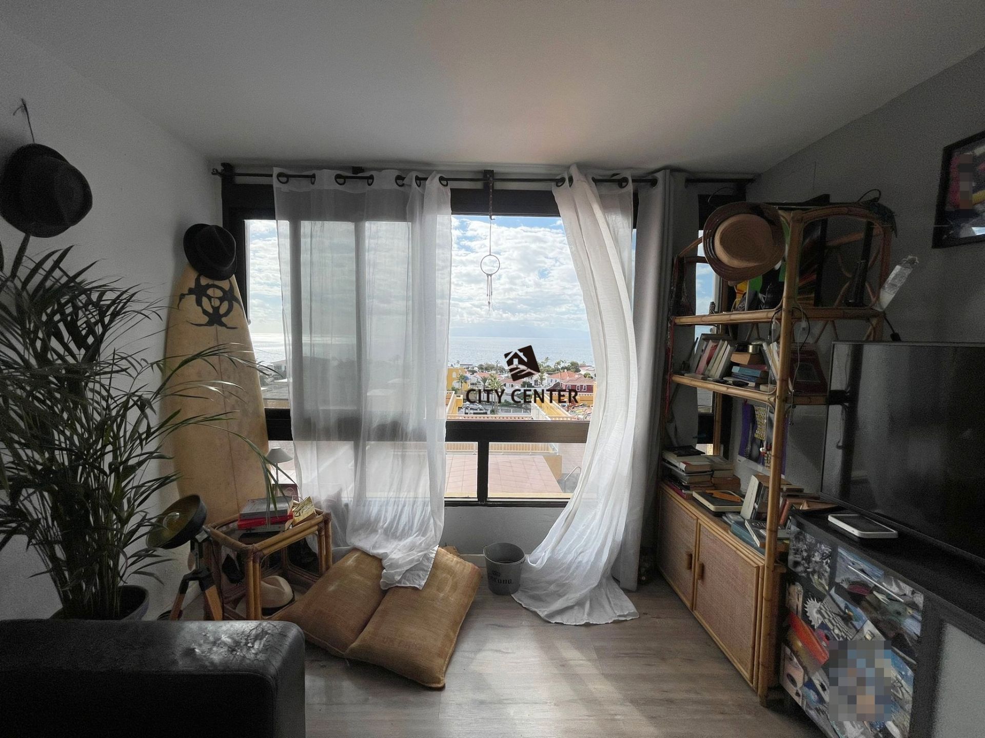 Dormitori de Apartament en venda en Santiago del Teide amb Jardí privat, Piscina i Moblat