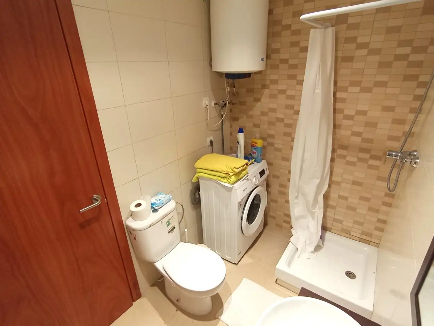 Bathroom of Apartments for sale in El Perelló  with Air Conditioner and Heating