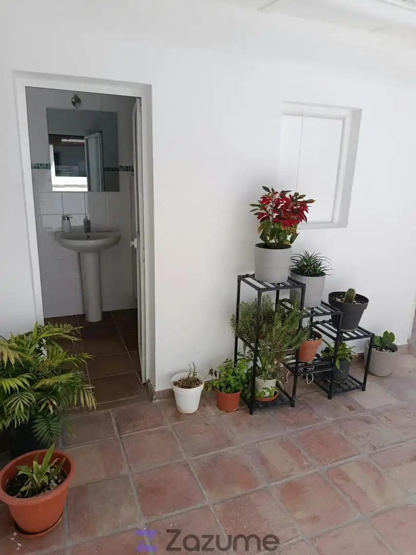Terraza de Piso de alquiler en Pizarra con Aire acondicionado, Calefacción y Jardín privado