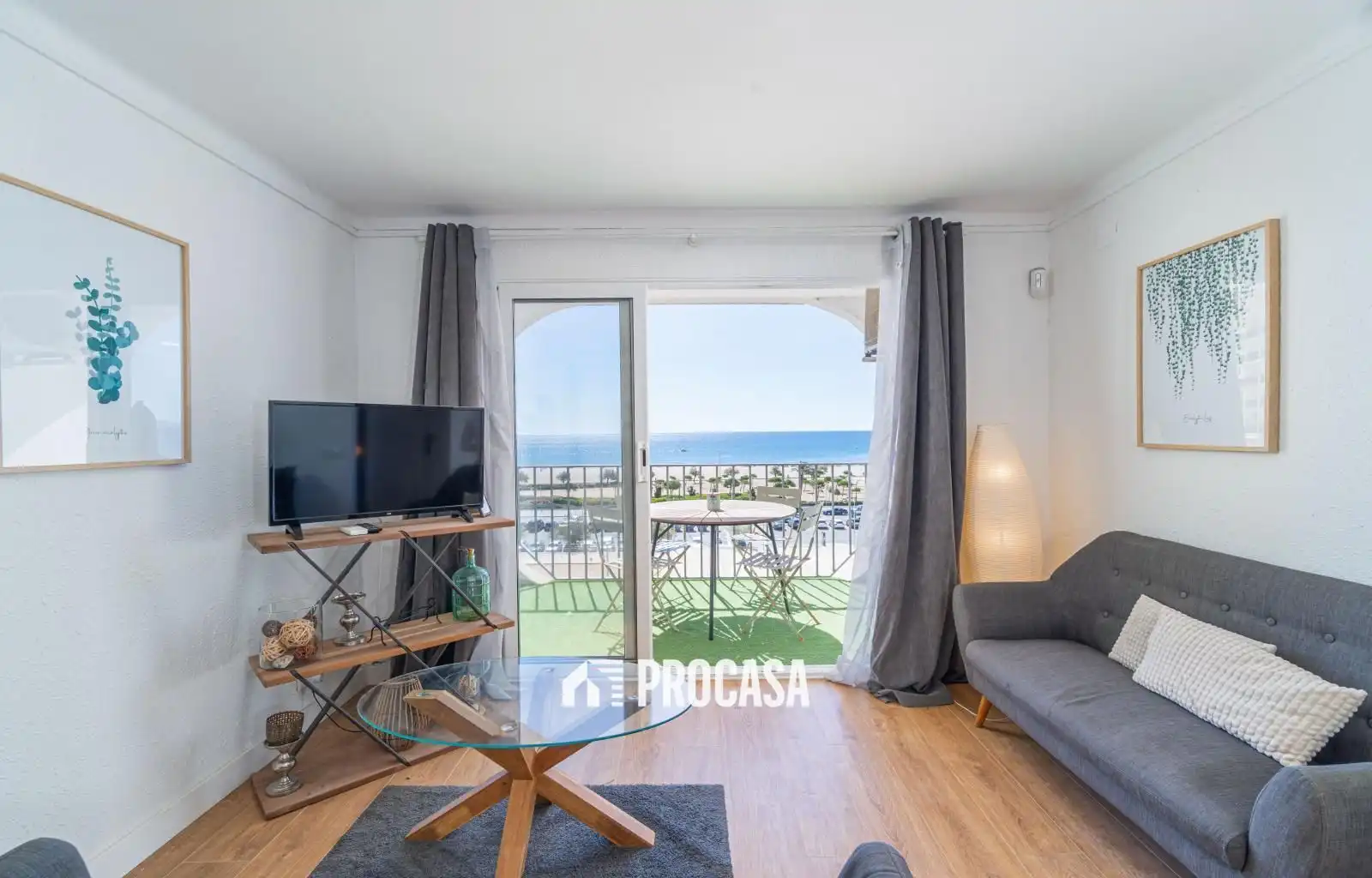 Schlafzimmer von Wohnung zum Verkauf in Empuriabrava mit Klimaanlage, Heizung und Terrasse