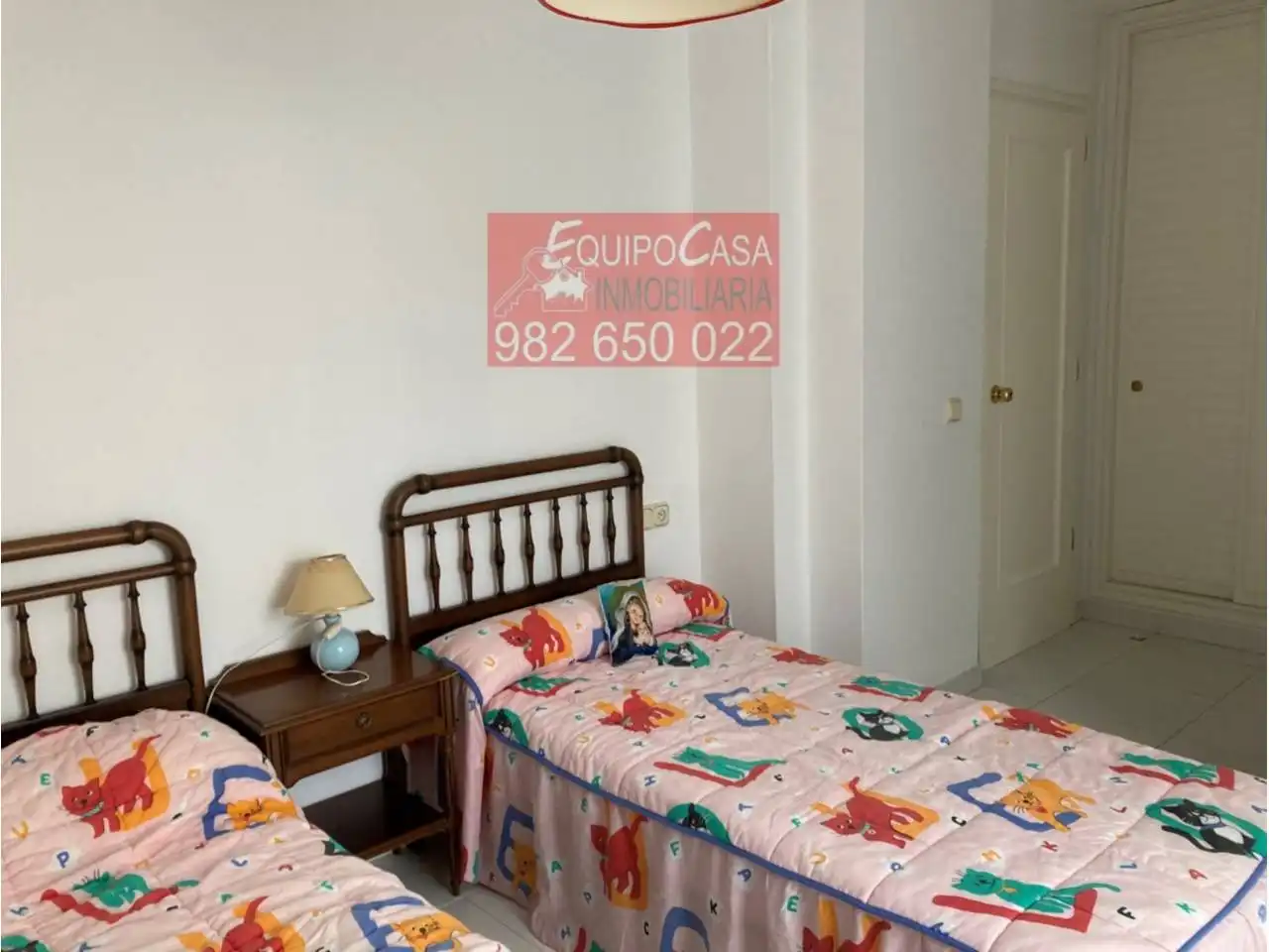 Schlafzimmer von Maisonette zur Miete in O Grove   mit Terrasse, Möbliert und Balkon