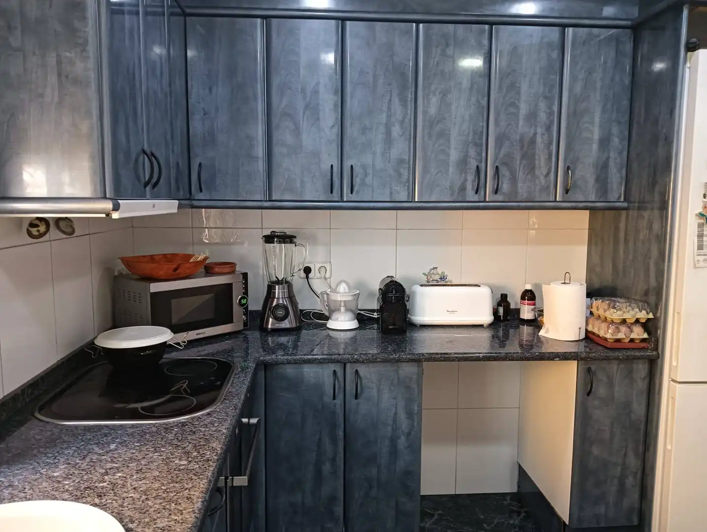 Cocina de Casa adosada en venta en Vilanova i la Geltrú con Aire acondicionado, Calefacción y Jardín privado