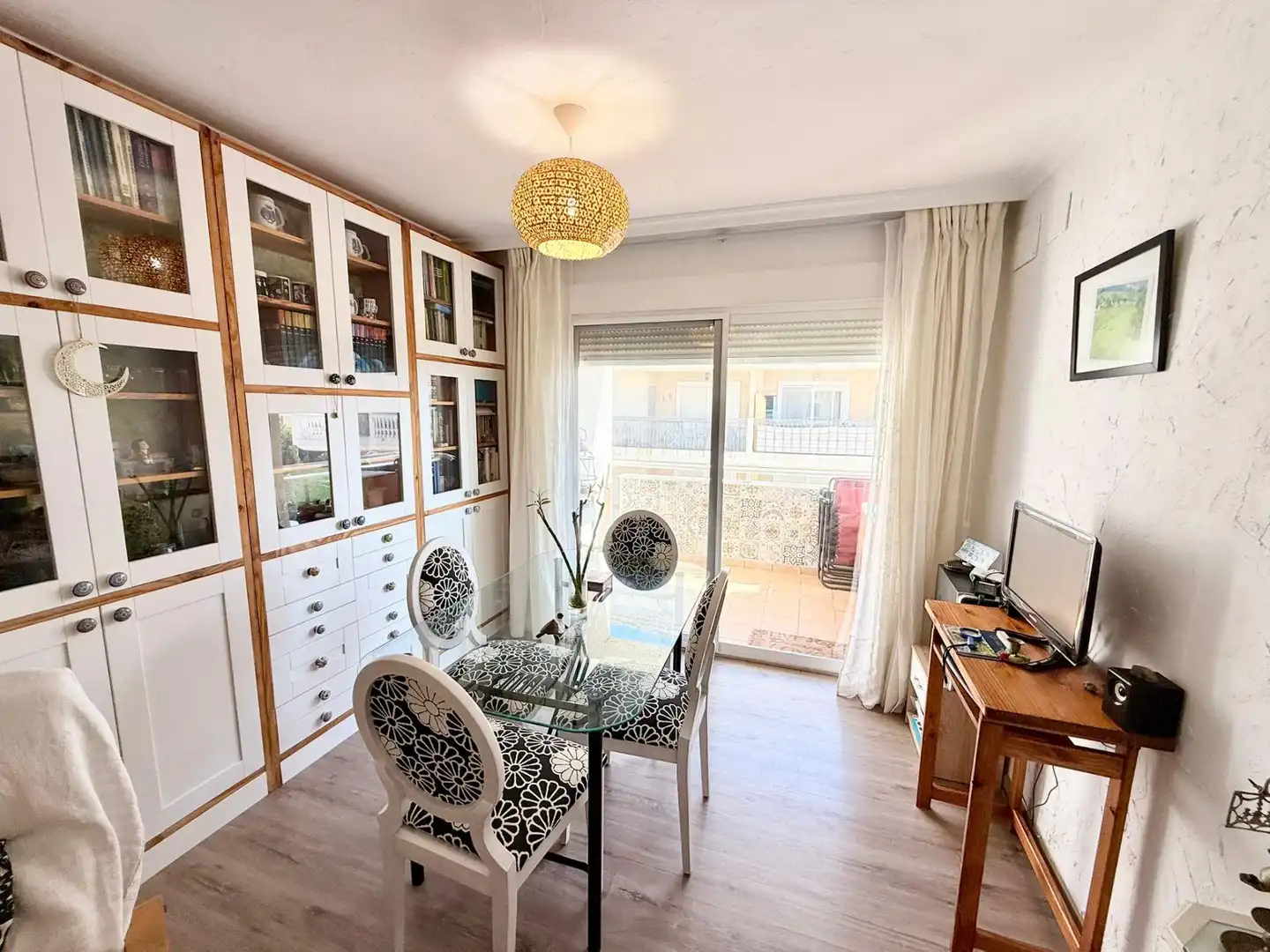 Dining room of Flat for sale in Roquetas de Mar  with Air Conditioner, Terrace and Furnished