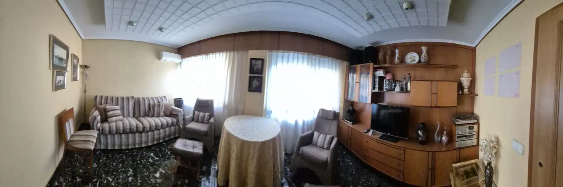 Sala de estar de Piso para compartir en Valencia con Calefacción, Amueblado y Lavadora