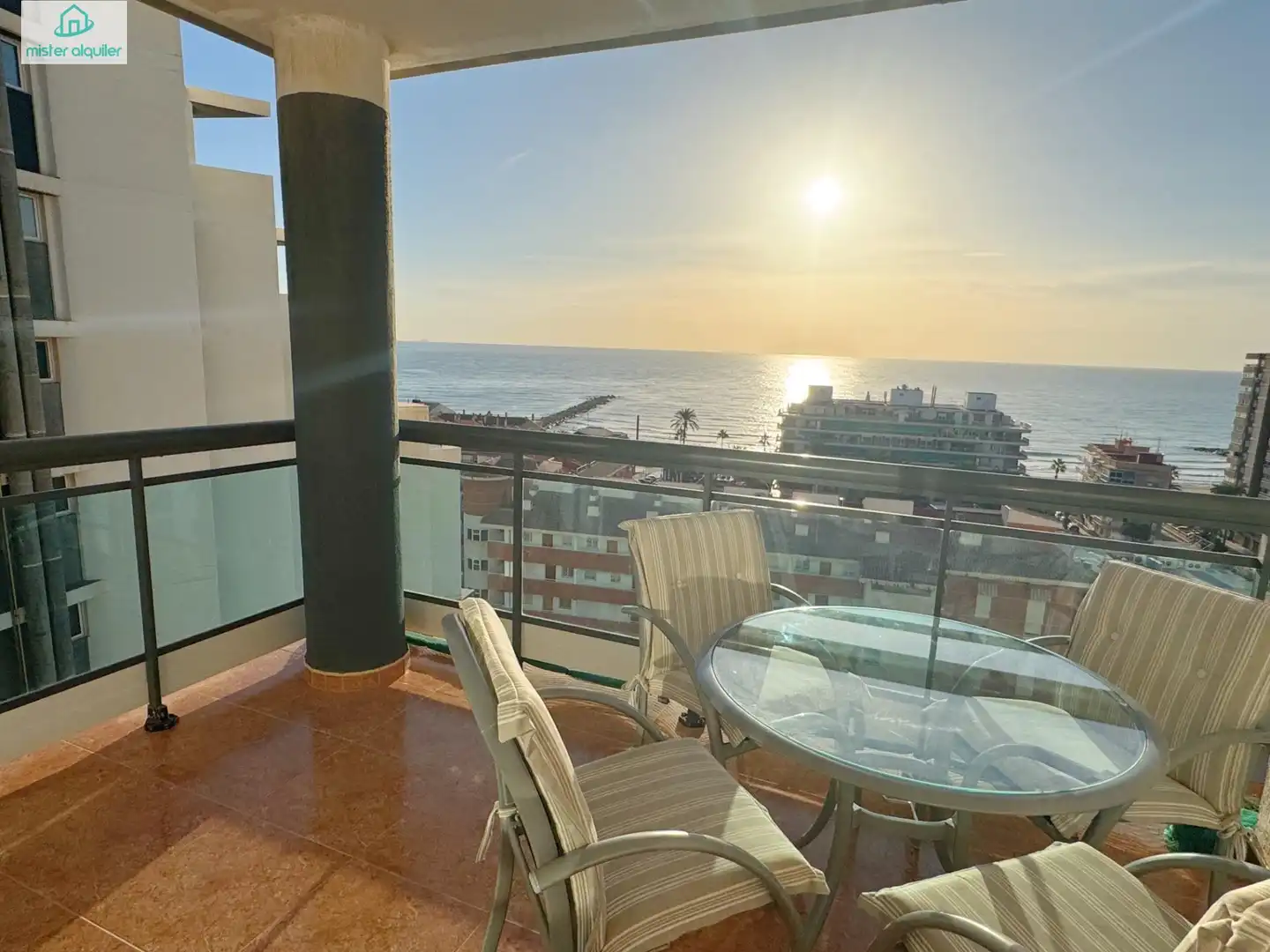Terrace of Apartments for rent in El Campello  with Air Conditioner, Heating and Private garden