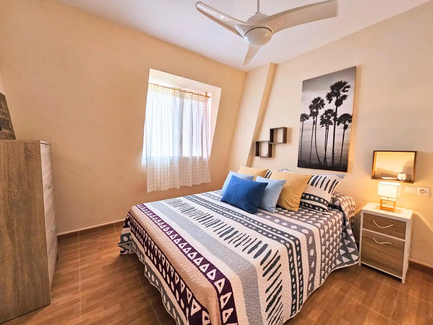 Schlafzimmer von Wohnung zum Verkauf in La Manga del Mar Menor mit Möbliert, Balkon und Alarm
