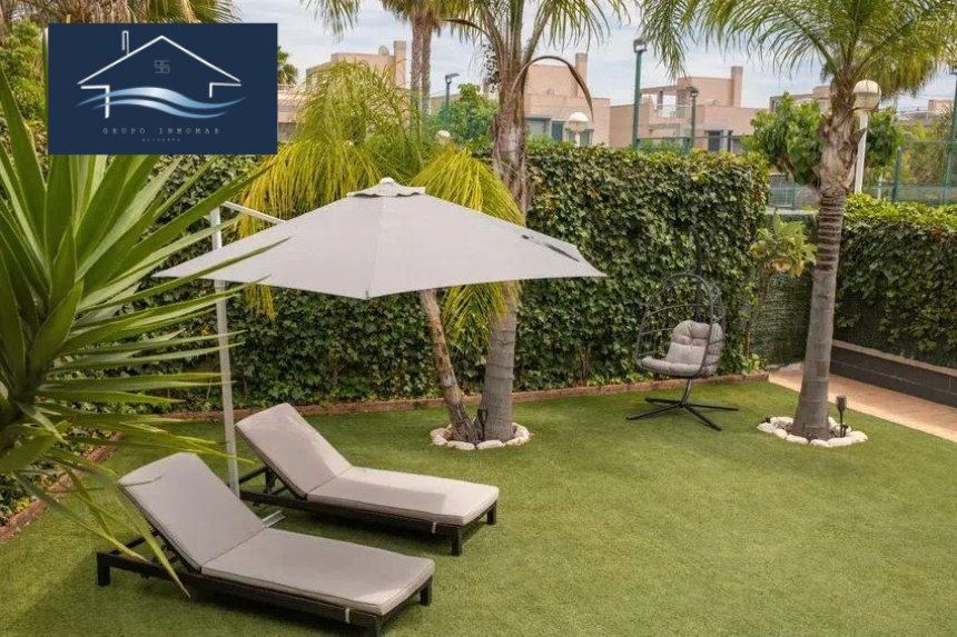 Terrassa de Casa o xalet en venda en Mutxamel amb Aire condicionat, Calefacció i Jardí privat