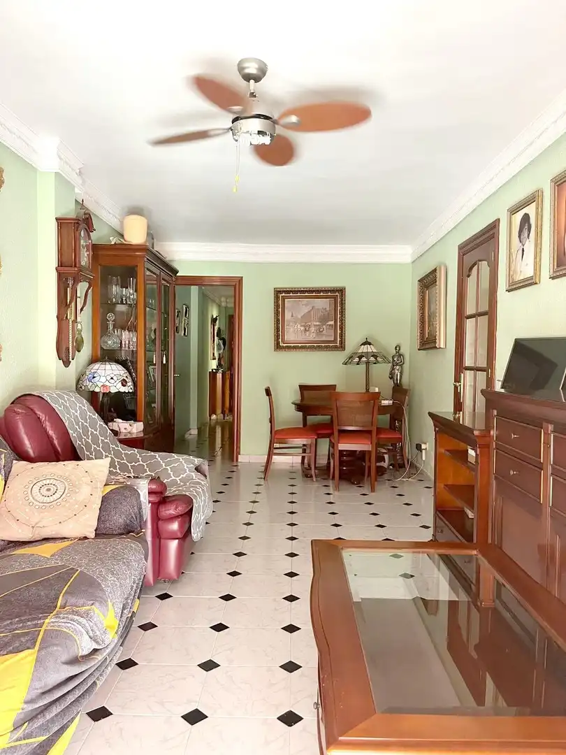 Dining room of Flat for sale in Málaga  with Terrace and Furnished