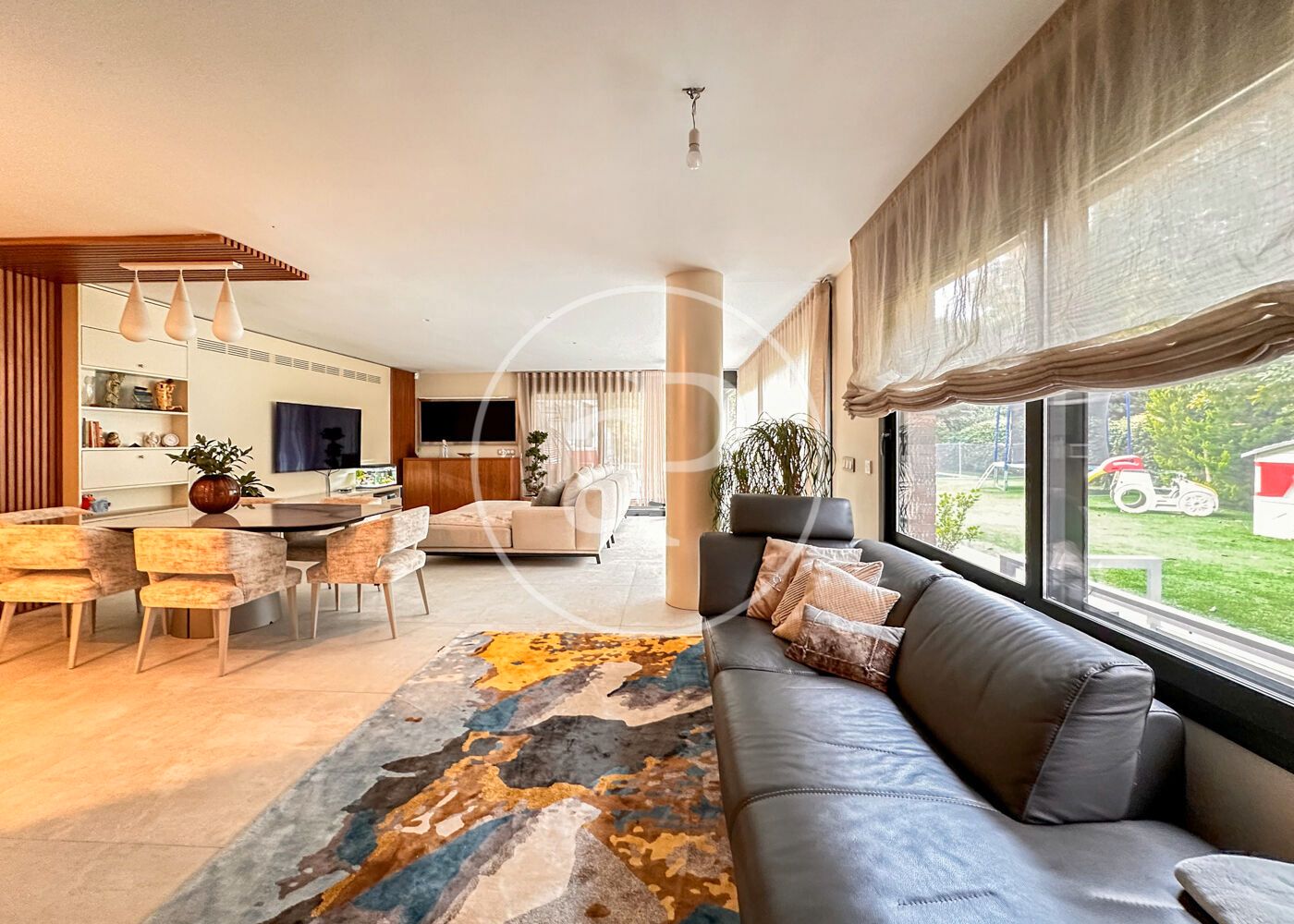 Living room of House or chalet for sale in Sant Cugat del Vallès  with Air Conditioner, Heating and Private garden