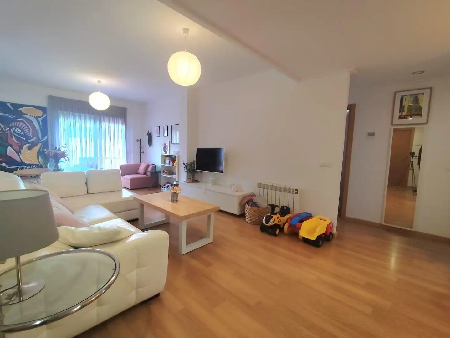 Living room of Flat for sale in Murcia  with Air Conditioner and Balcony