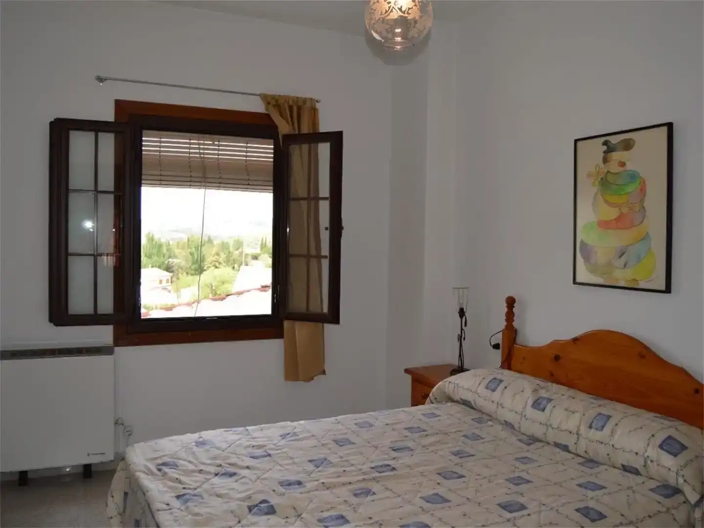 Dormitori de Apartament de lloguer en Siles amb Aire condicionat, Moblat i Forn